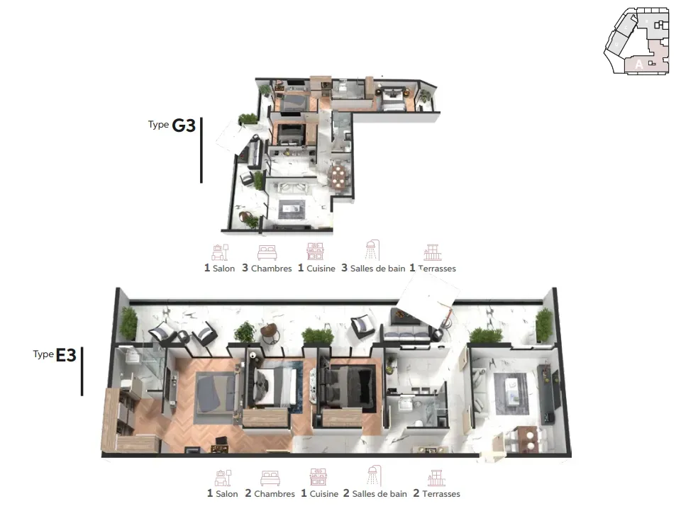 Type: G3, E3