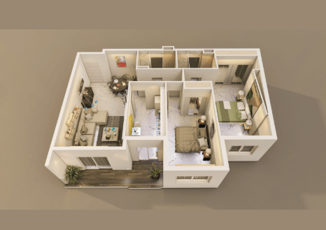 Apartment A1 70m² - 86 m²