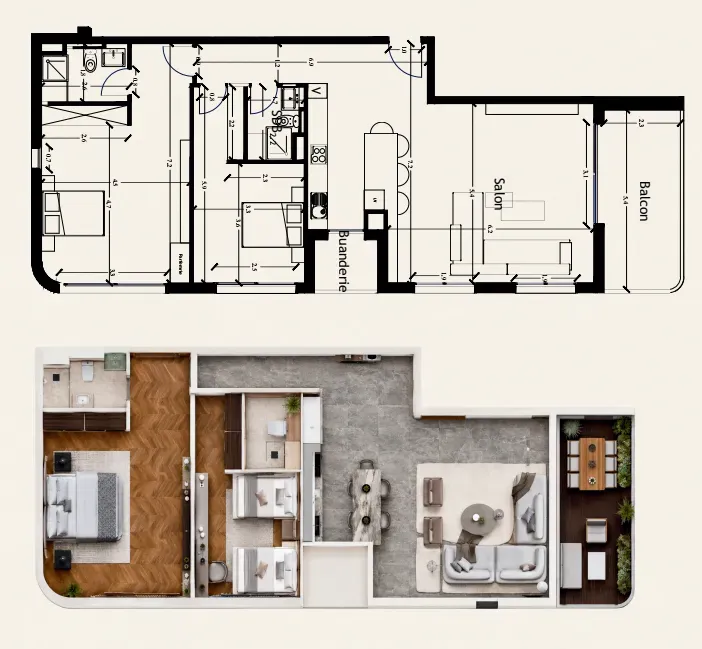 2nd floor apartment 07