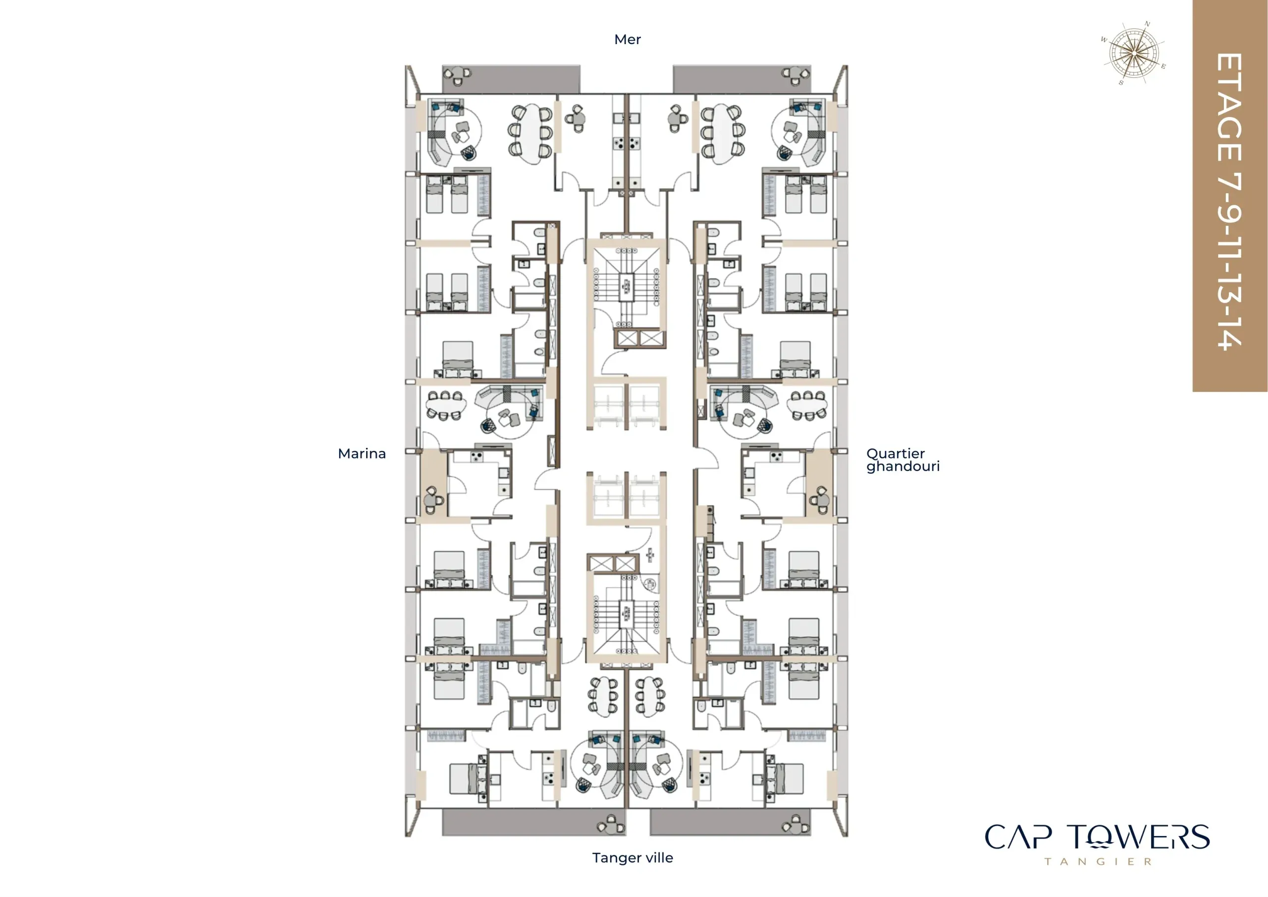 Etage 7 - 9 11 - 13 -14