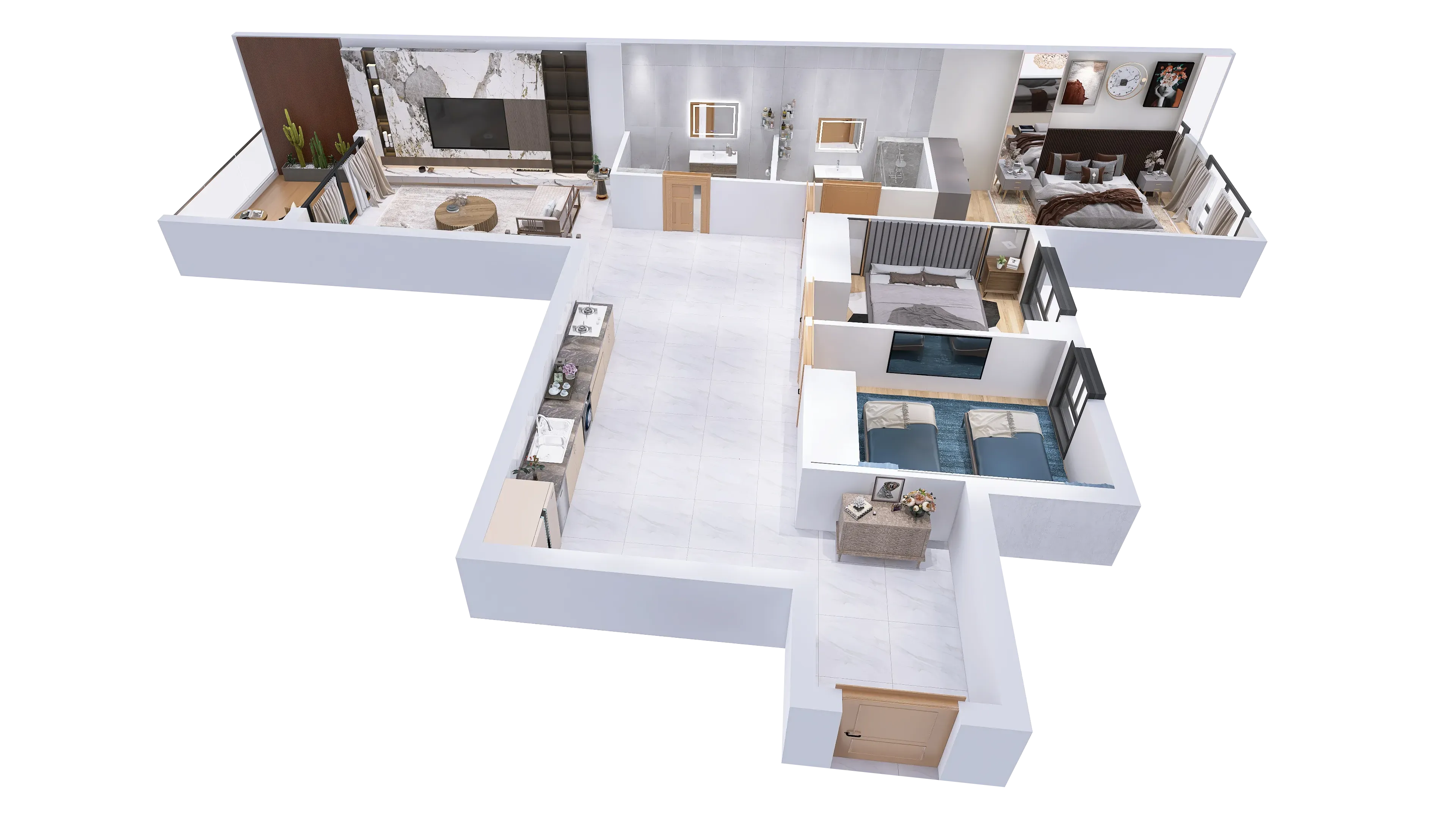 Dahlia Residence Type G 2nd floor 112m²