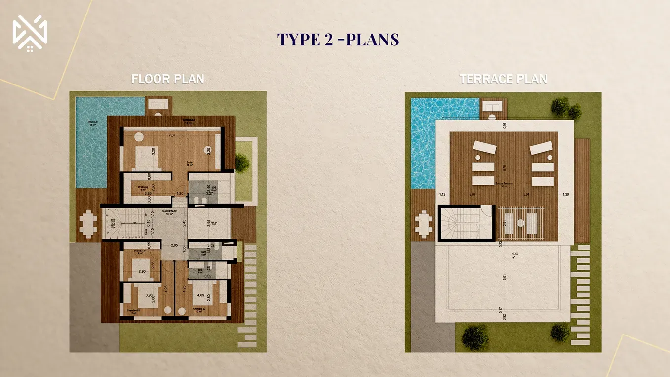 FLOOR PLAN - TERRACE PLAN
