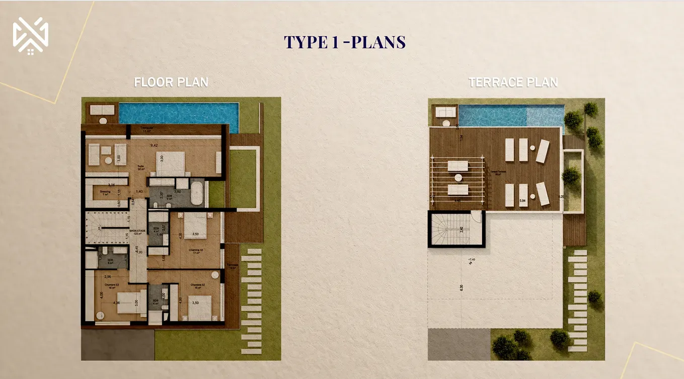 FLOOR PLAN - TERRACE PLAN
