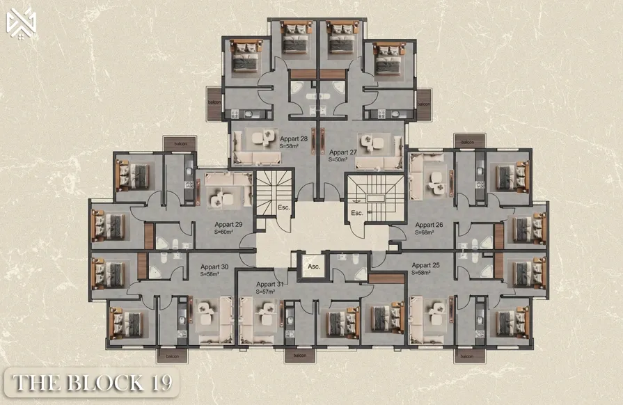 Le bloc 19