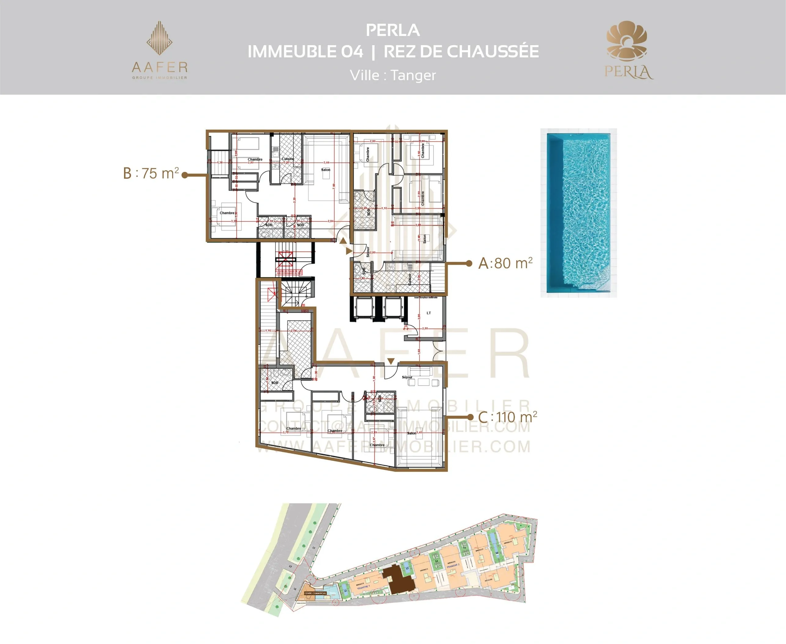 Plan RDC - immeuble 04
