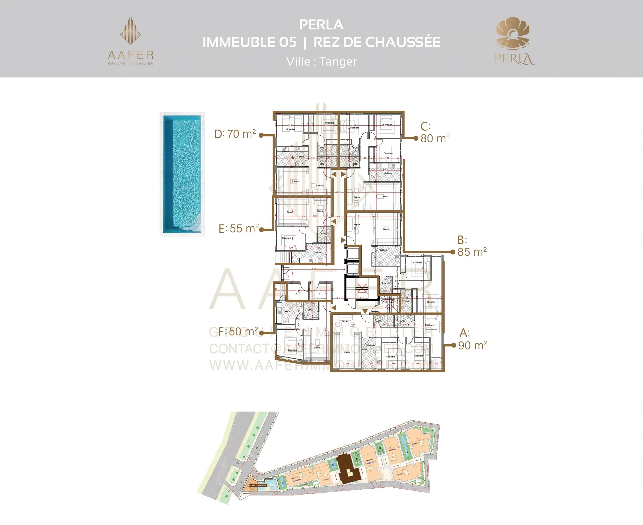 Plan RDC - immeuble 05