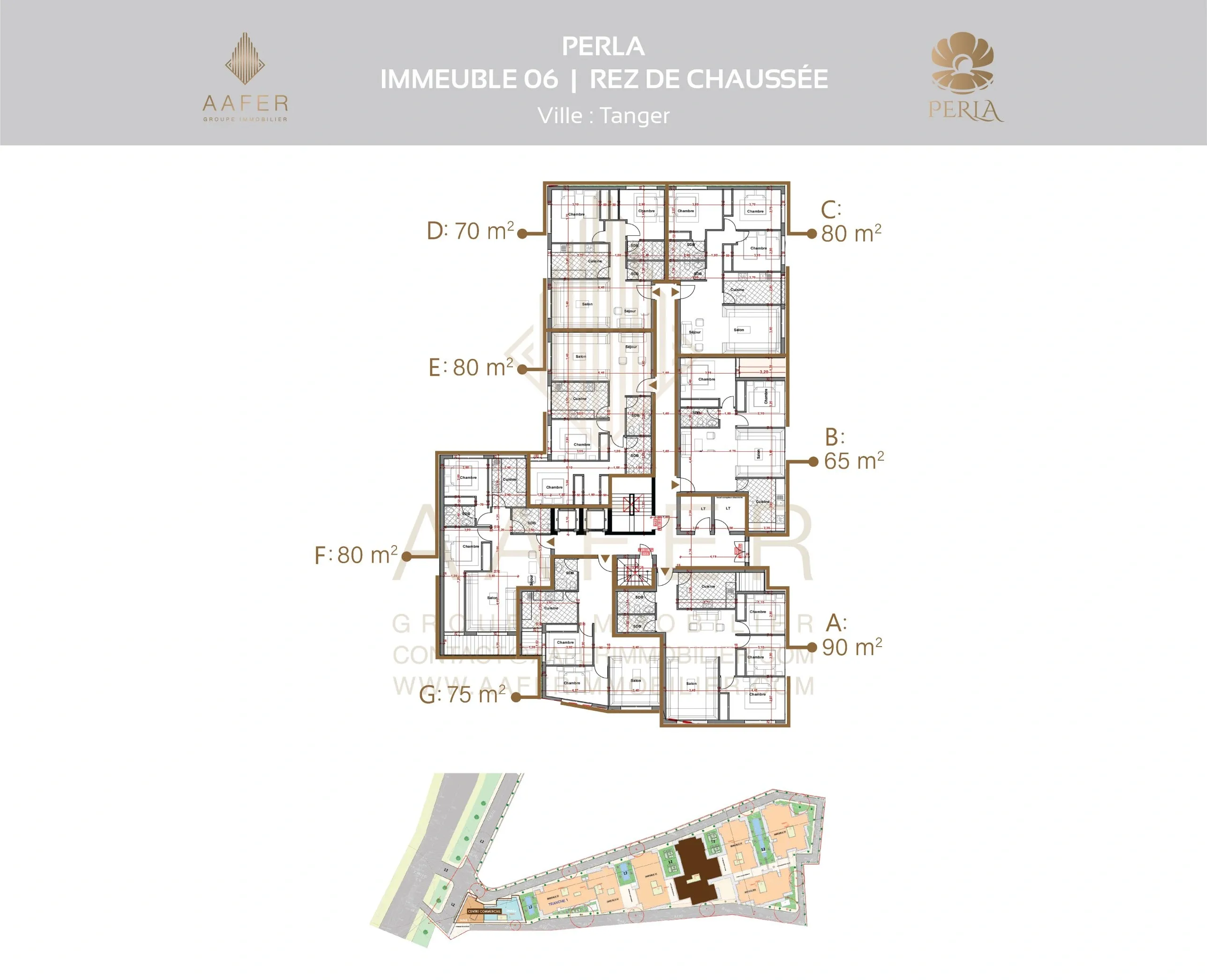 Plan RDC - immeuble 06
