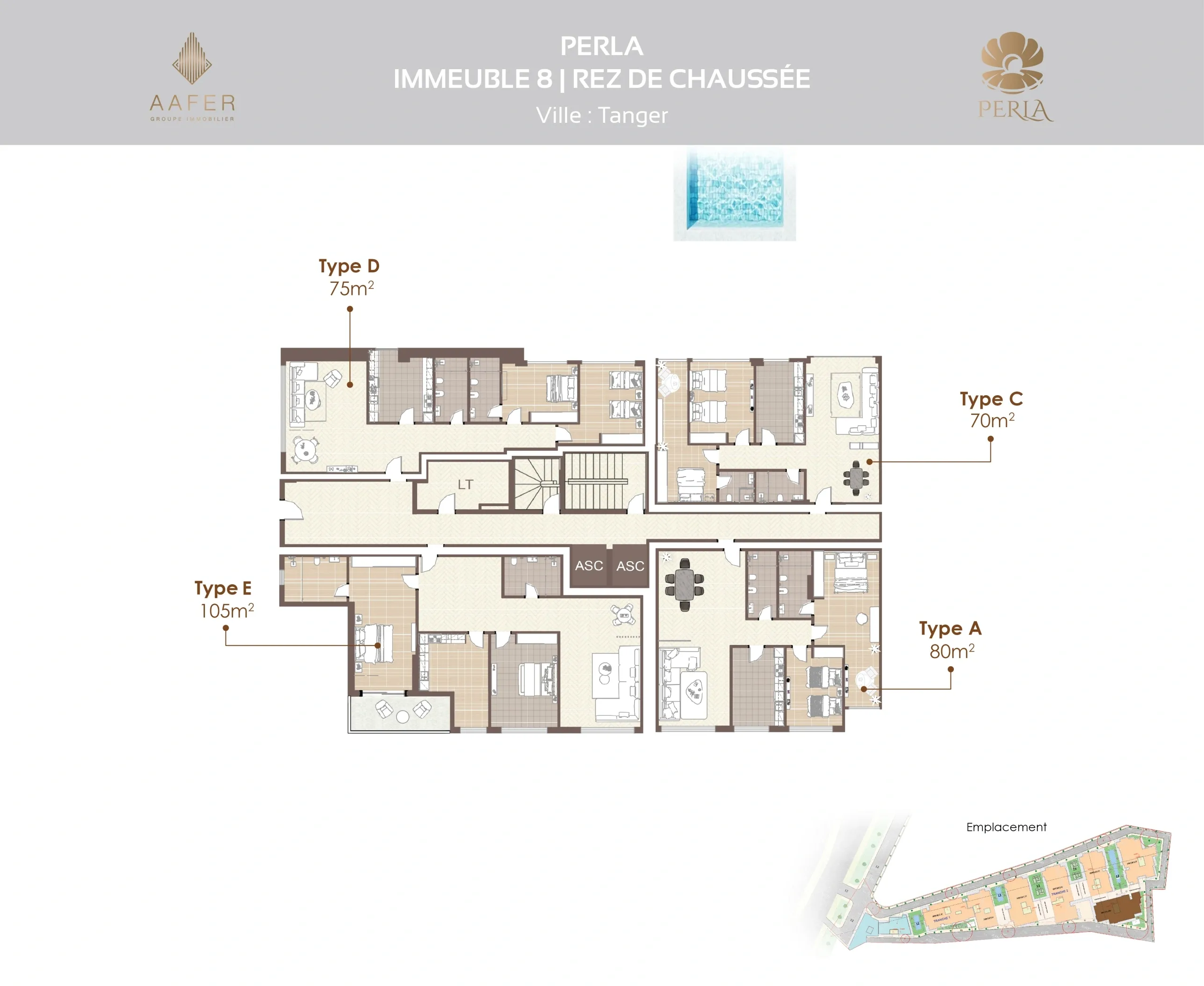 Plan RDC - immeuble 08
