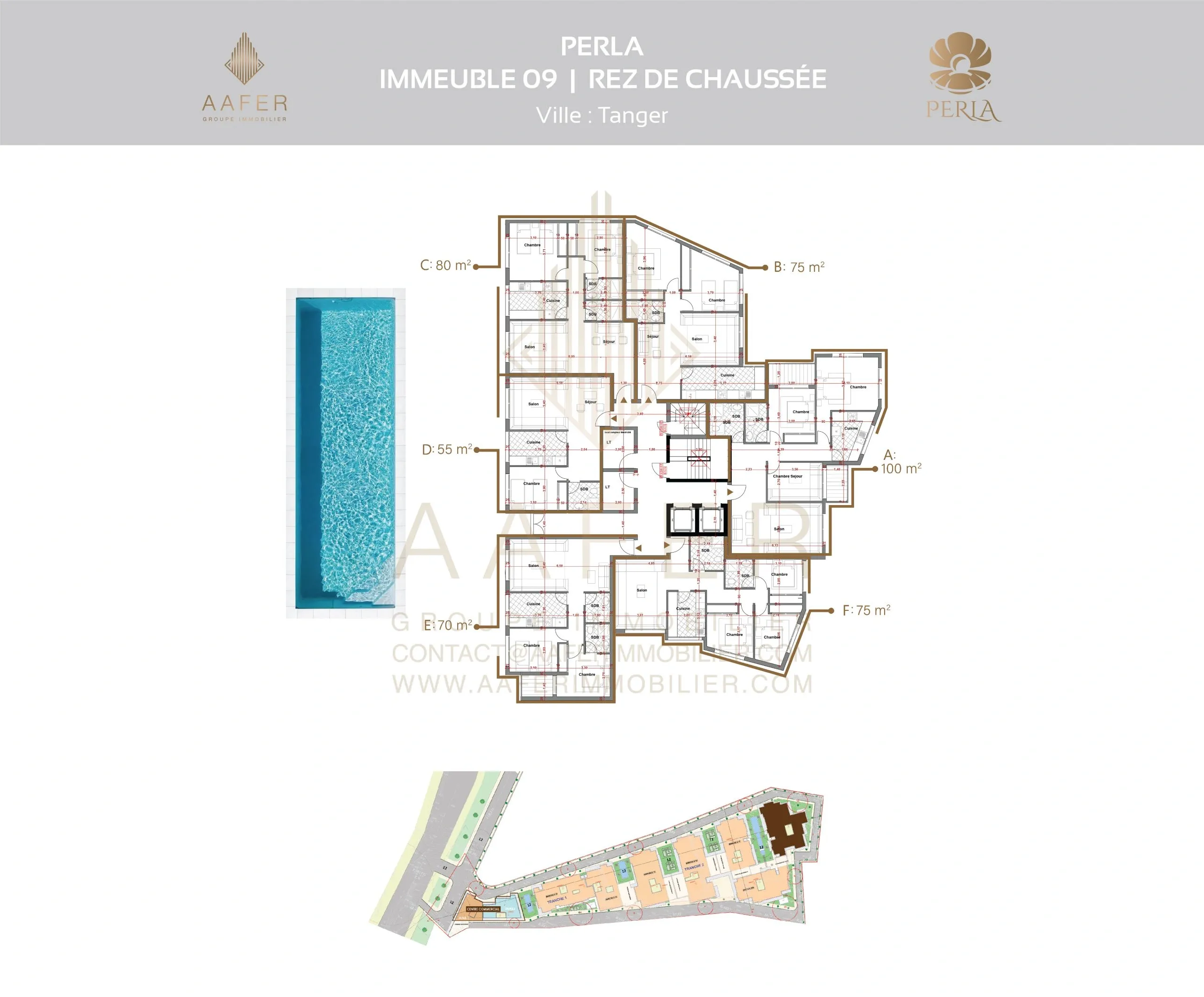 Plan RDC - immeuble 09