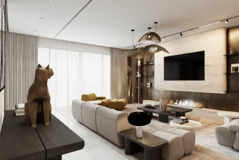 Luxury penthouse for sale overlooking Tangier bay with stunning Mediterranean view
