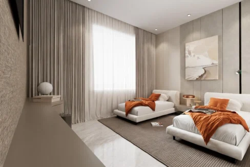 Stylish penthouse for sale with full glass windows and sea view in Tangier